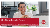 thumbnail of medium Überraschend offen | Chefärztin Dr. Julia Prasser spricht über ihre Erwartungen, Empfehlungen & ihr Team.